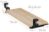 Relaxdays Ausziehbare Tastaturablage zum Klemmen Bild 5