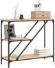 Konsolentisch, Beistelltisch, Konsole Sonoma-Eiche 88,5x30x75 cm Holzwerkstoff Bild 3