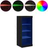 vidaXL LED-Sideboard Schwarz Eichen-Optik 41 x 37 x 100 cm 863056 Bild 4
