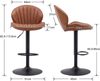 WAHSON OFFICE CHAIRS Barhocker 2er Set Barstuhl Bistrohocker mit Lehne Bild 3
