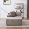 YakoHome Modulsofa Grau 174x100x74,5 cm – Komfortables Polstersofa mit schneller Rückstellung, inklusive Kissen für entspannte Stunden Bild 4