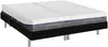 Relaxbett elektrisch mit Tellermodulen + Matratzen mit Memory Schaum - 2 x 80 x 200 cm - Schwarz - HESIODE III von DREAMEA Bild 4