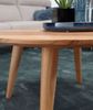 Couchtisch Massivholztisch BUANA 75x75x40 cm rund Holz Akazie Landhaus Bild 5