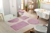 OTTO home Badematte Rabbit Badematten, Badvorleger, Badezimmer Teppich, Höhe 30 mm, rutschhemmend beschichtet, schnell trocknend, strapazierfähig, fußbodenheizungsgeeignet, Polyester, halbrund, Kaninchenfell-Haptik, Badteppich, rechteckig, rund & als 3... Bild 4