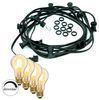 SATISFIRE LED-Lichterkette Illu- Party Garten Außenlichterkette 10m 10x LED Filament Glühbirne, 10-flammig Bild 4