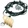 SATISFIRE LED-Lichterkette Illu- Party Garten Außenlichterkette 10m 10x LED Filament Glühbirne, 10-flammig Bild 5