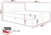 Boxspringbett Worik VII, Dunkelgrau, 200x200 cm Bild 4
