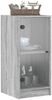 vidaXL Beistellschrank mit Glastüren Grau Sonoma 35x37x75,5 cm 836404 Bild 4