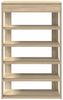 vidaXL Schuhregal Sonoma-Eiche 60x30x98 cm Holzwerkstoff 859925 Bild 4
