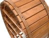 DanDiBo Weinregal Holz Stehend Weinfass 12 Flaschen Braun gebeizt Flaschenregal Flaschenhalter Fass Bild 3