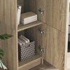 vidaXL Highboard Sonoma-Eiche 31,5 x 32 x 122,5 cm 869348 Bild 4