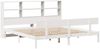 vidaXL Massivholzbett mit Regal ohne Matratze Weiß 180x200 cm Kiefer 3321815 Bild 3