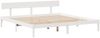 vidaXL Massivholzbett mit Regal ohne Matratze Weiß 180x200 cm Kiefer 3321815 Bild 5