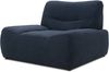 DOMO Collection Cesena, Sessel, Microfaser dkl. Blau, 122 cm Bild 2