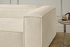 KAWOLA Sofa CARMO Ecksofa Stoff beige Recamiere links 68 x 191 x 306 cm Bild 4