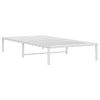 vidaXL Bettgestell Metall Weiß 107x203 cm 373669 Bild 4