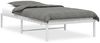 vidaXL Bettgestell Metall Weiß 107x203 cm 373669 Bild 2