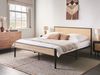Bett mit Lattenrost Polyrattan AVANTON 160 x 200 cm Schwarz Bild 3