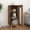 Sideboard Räuchereiche 34,5 x 34 x 90 cm Holzwerkstoff [817426] Bild 3
