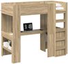 vidaXL Etagenbettgestell mit Schreibtisch Sonoma-Eiche 90 x 190 cm 3410437 Bild 2