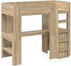 vidaXL Etagenbettgestell mit Schreibtisch Sonoma-Eiche 90 x 190 cm 3410437 Bild 4
