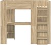vidaXL Etagenbettgestell mit Schreibtisch Sonoma-Eiche 90 x 190 cm 3410437 Bild 5