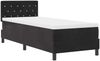vidaXL LED Boxspringbett mit Matratze mit LED Schwarz 80 x 200 cm Samt 3342550 Bild 2