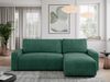 Ecksofa L-form, mit Schlaffunktion und Bettkasten - ARGOS, Grün, Stoff Bild 2