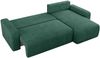 Ecksofa L-form, mit Schlaffunktion und Bettkasten - ARGOS, Grün, Stoff Bild 4