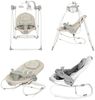 Lorelli Babywippe elektrisch Tango 2 in 1, Fernbedienung, MP3, Timer, Mobile braun Bild 3