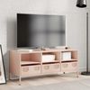 TV-Schrank Lowboard TV Rosa 101,5x39x43,5 cm Kaltgewalzter Stahl d5431e Bild 3