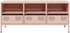 TV-Schrank Lowboard TV Rosa 101,5x39x43,5 cm Kaltgewalzter Stahl d5431e Bild 4
