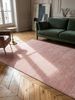 KADIMA DESIGN Teppich MAIN Wohnzimmer Schlafzimmer Waschbar Wohnzimmerteppich Esszimmer, Rechteckig, Höhe: 13 mm, Rosa, 200x290 cm, Strapazierfähig Modern Einfarbig Waschbar Bild 2