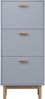 Schuhschrank >Orvar< in Grau - 58x131x25cm (BxHxT) Bild 3