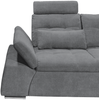 Ecksofa Medan Anthrazit von Ed Exciting Design – Modernes Sofa mit Schlaffunktion & Glow Mikrofaser Bild 5
