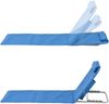 en. casa 'Donostia' Strandmatte, 2er Set, Stahl/Polyester Blau, 143x48 cm Bild 5