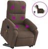 vidaXL Massagesessel Aufstehhilfe Elektrisch Braun Mikrofasergewebe 3204949 Bild 2