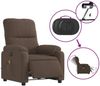 vidaXL Massagesessel Aufstehhilfe Elektrisch Braun Mikrofasergewebe 3204949 Bild 5