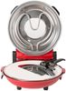 Schäfer Pizzamaker 32cm mit Zubehör Express Pizzaofen 1200W Keramiksteinplatte 360-400ºC (rot) Bild 4