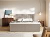 Selsey 'Togents' Boxspringbett 140x200 mit Stauraum und Topper, hydrophobe Chenille, braun Bild 2