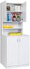 Waschmaschinenschrank, 70x70x190,5 cm, weiß Bild 5