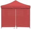 vidaXL Pop-Up Partyzelt, faltbar, Stahl / PE, Burgunderrot, mit 4 Seitenteilen, 315 x 292 x 292 cm Bild 3