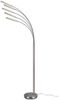 LED Stehleuchte REED 5 Arme Metall Silber, dimmbar - 195cm hoch Bild 2