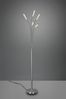 LED Stehleuchte REED 5 Arme Metall Silber, dimmbar - 195cm hoch Bild 3
