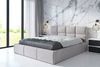 Polsterbett RADIC 180x200 mit Matratze, Bettkasten und Lattenrost. Farbe: Beige 2 Bild 2