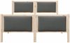 vidaXL Bettrahmen mit Kopfteil Dunkelgrau 135 x 190 cm Stoff 878340 Bild 5