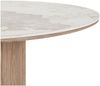 Esstisch >Athens< in weiss / Dunkelbraun, Keramik, MDF, Dekor - 76x120cm (HxD) Bild 4