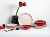 Joy Dots Rot-bunt, Tellerset 12-tlg (mo) Bild 2