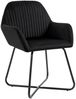 vidaXL Esszimmerstühle 2 Stk. Schwarz Samt [249805] Bild 2
