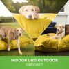 Green Bean® Hundebett für mittlere & große Hunde 140x180 cm Hundekissen - Gelb Bild 3